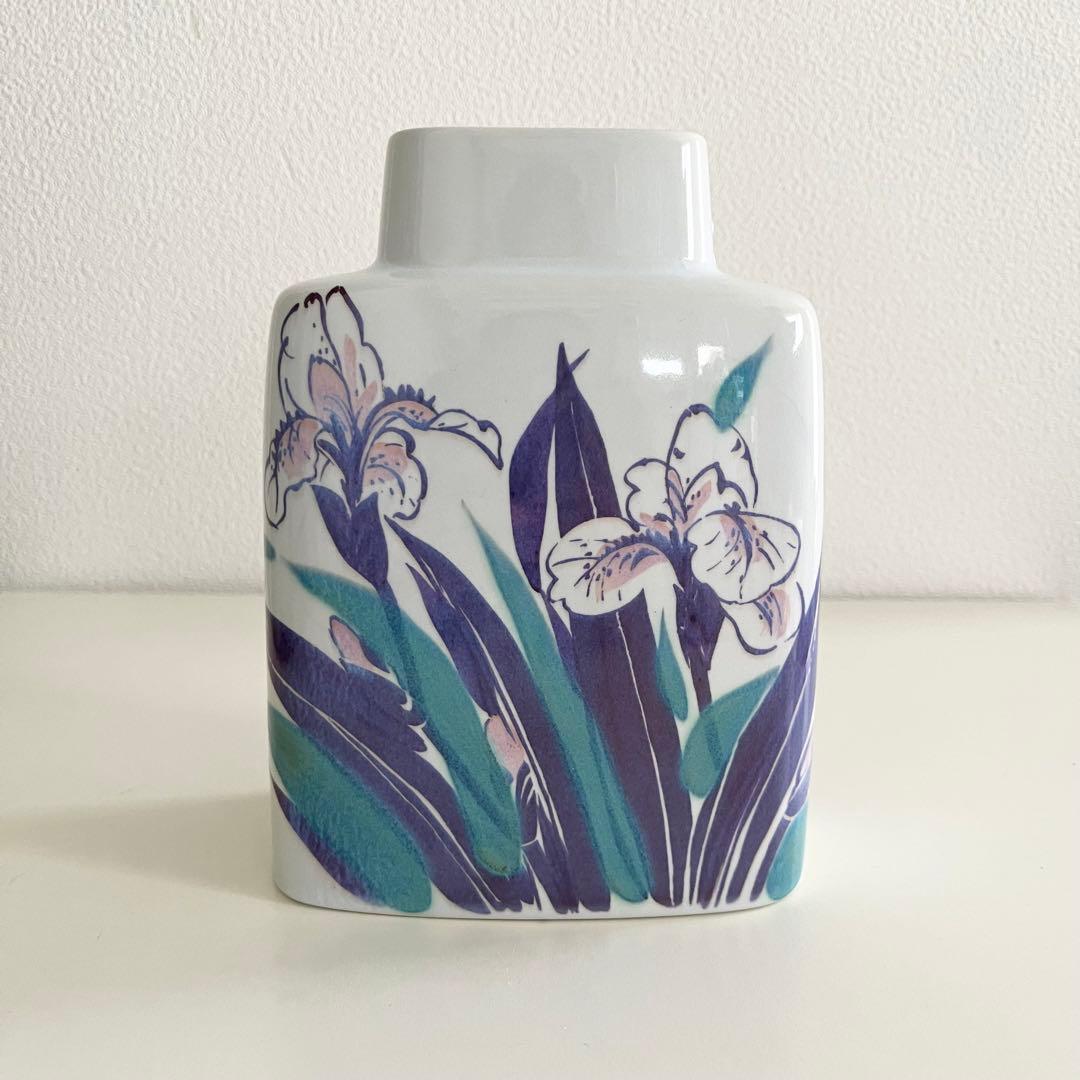 ロイヤルコペンハーゲン ジャポニズム　アヤメ　菖蒲　花瓶　フラワーベース