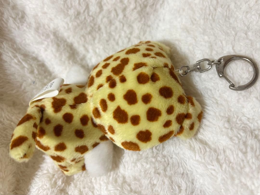 2001年 ジャングルハローキティ チーター柄 ぬいぐるみ 振動マスコット