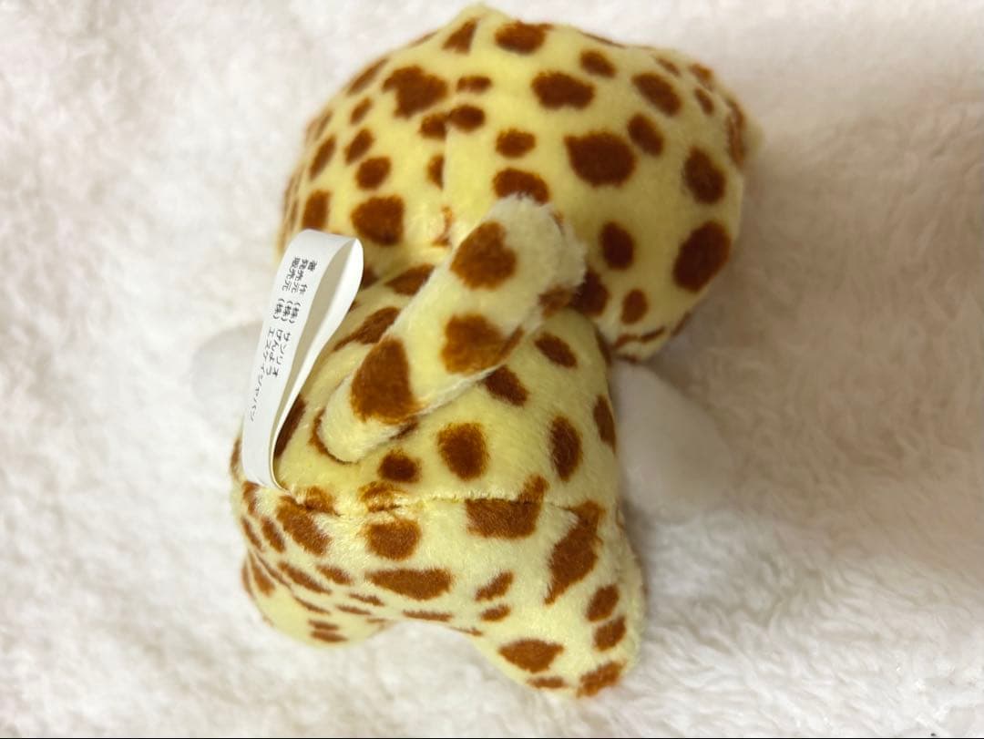 2001年 ジャングルハローキティ チーター柄 ぬいぐるみ 振動マスコット