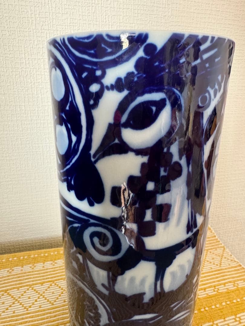 ★ROSENTHAL 花瓶　フラワーベース　フラワースタンド　スタジオライン　紺