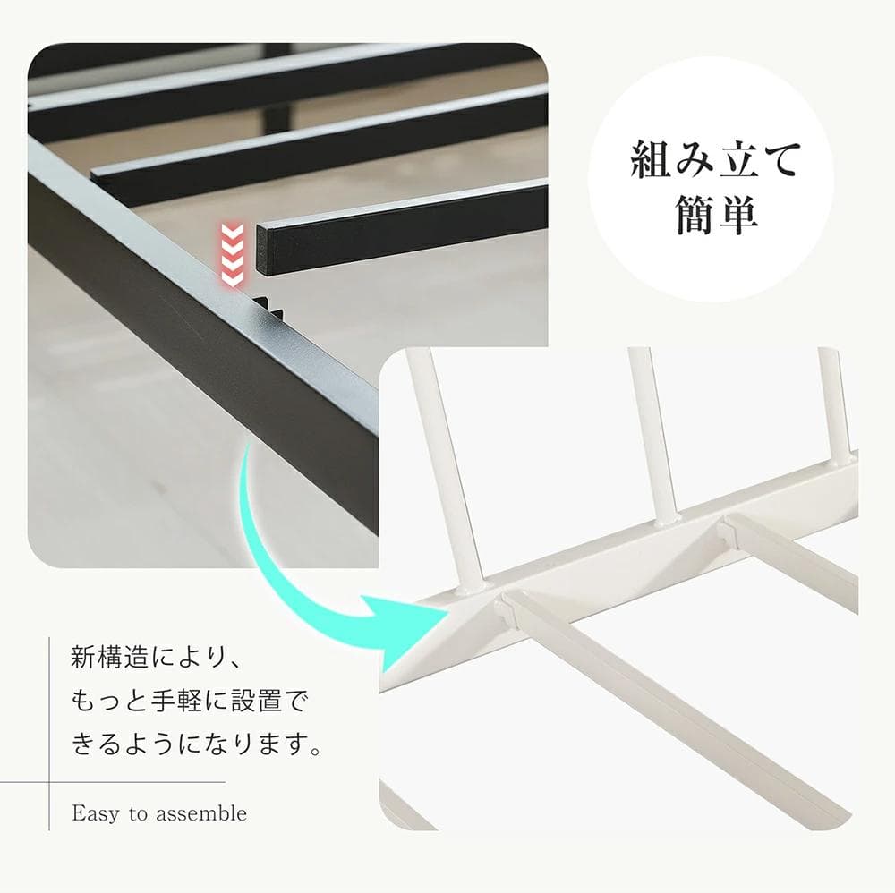 限定価格！シングル・ロフトベッド　高さ110cm　子供部屋に最適　WHITE