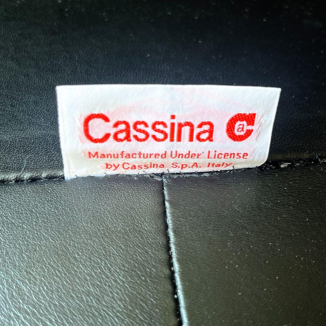 取付無料！カッシーナ マラルンガ 高級 おしゃれインテリア本革ブラック2Pソファ