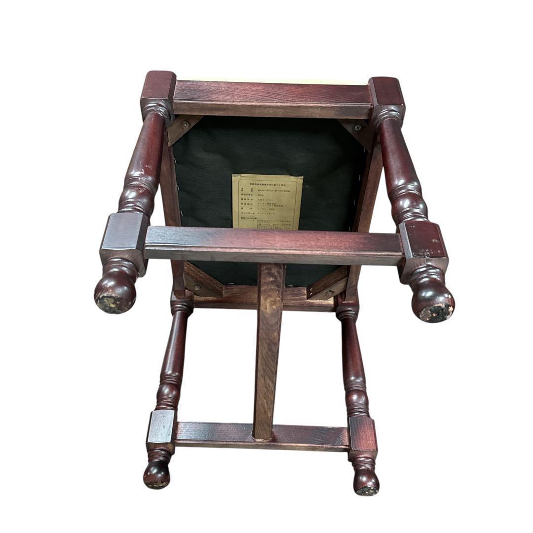 スツール　昭和レトロ　天然木（ブナ）