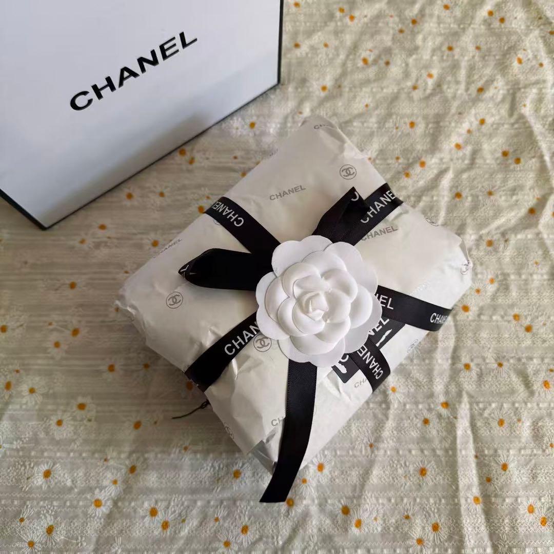 CHANEL ノベルティ リバーシブル スカーフ マフラー　カシミア　シルク