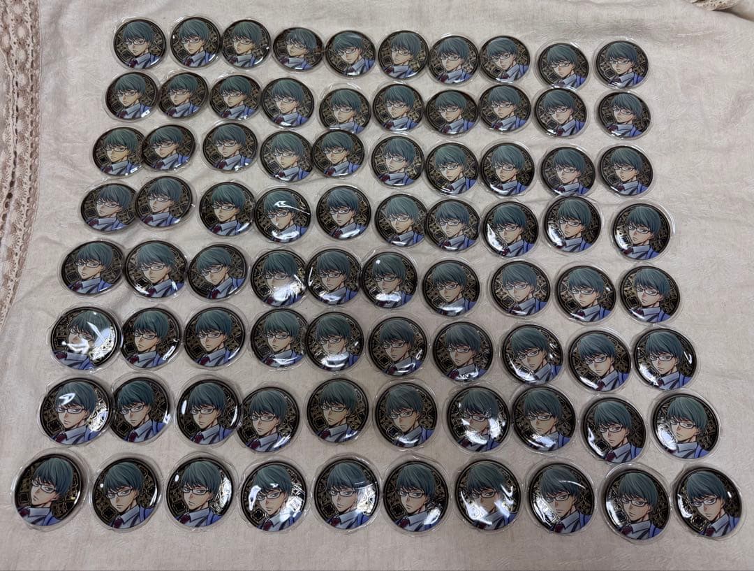 黒子のバスケ 原画展 アルティメタル缶バッジ 緑間