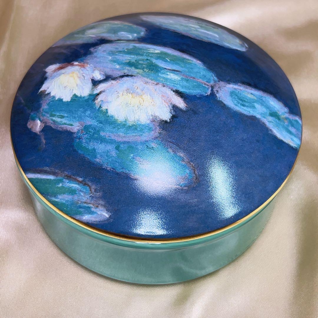 モネ「睡蓮」蓋物 Lunéville サンクレマン箱付 ボックス