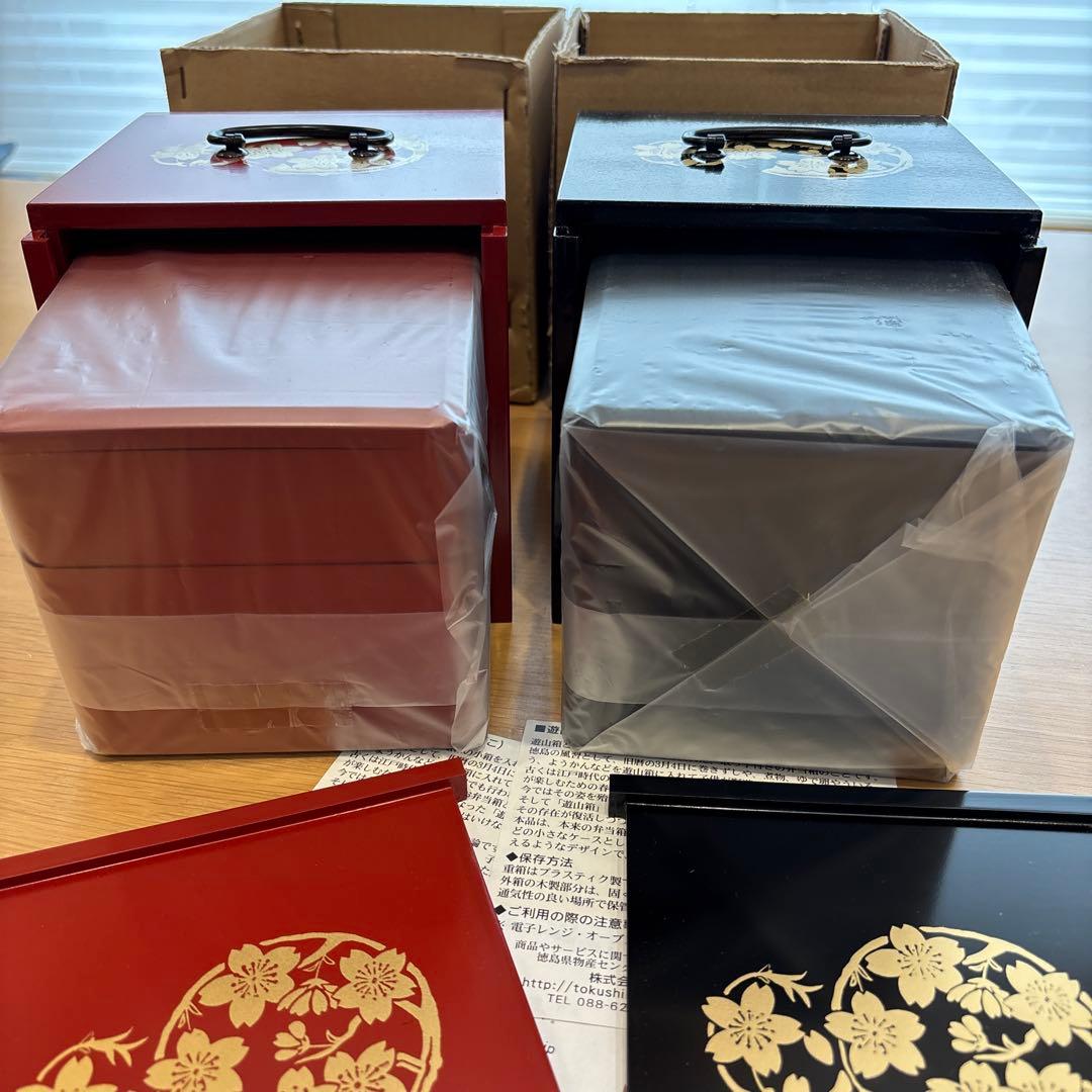 新品　遊山箱　弁当箱　重箱　小物入れ　菓子入れ