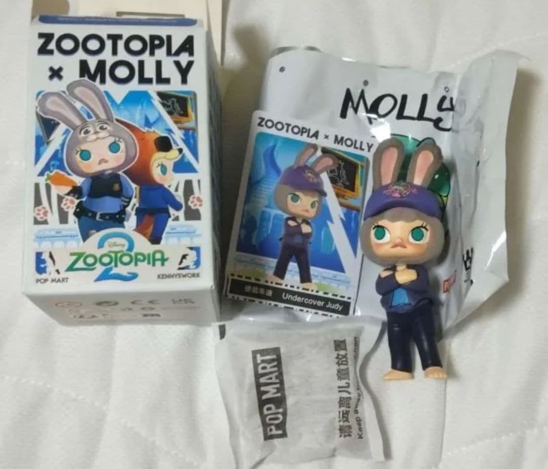 POPMART　MOLLY×ズートピアコラボシリーズ　7種類　ディズニー　モリー