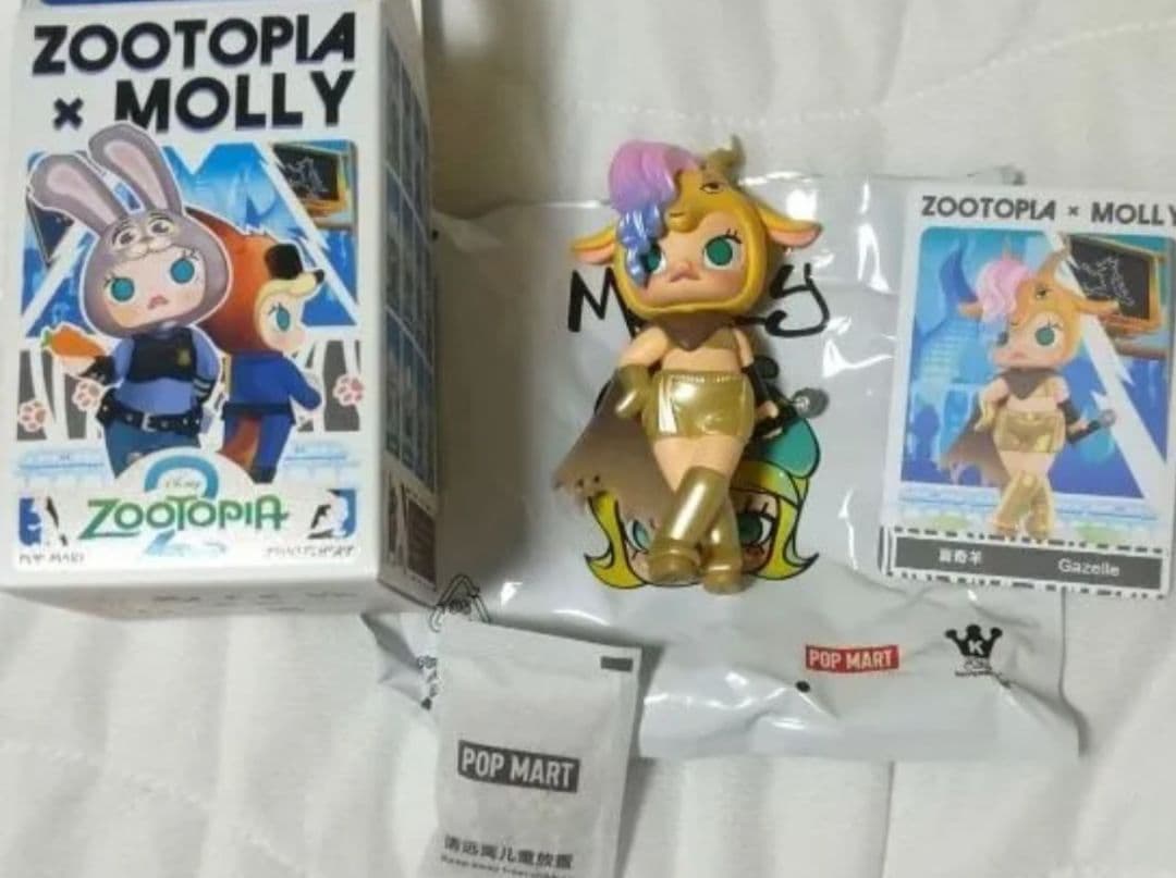 POPMART　MOLLY×ズートピアコラボシリーズ　7種類　ディズニー　モリー