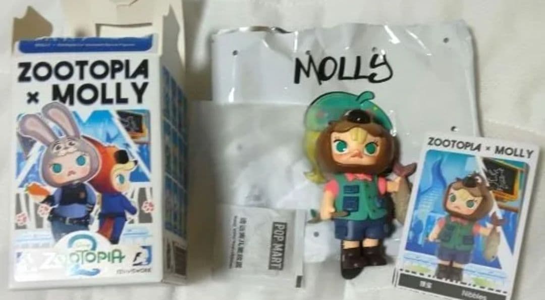 POPMART　MOLLY×ズートピアコラボシリーズ　7種類　ディズニー　モリー