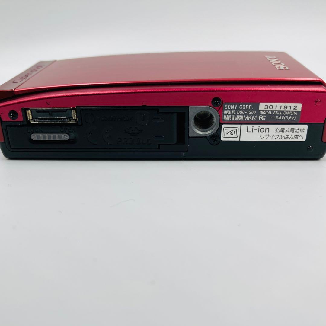 SONY Cyber-shot DSC−T300赤 コンデジ