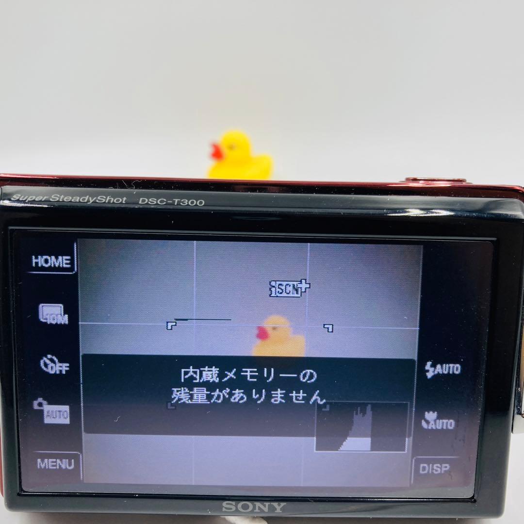 SONY Cyber-shot DSC−T300赤 コンデジ