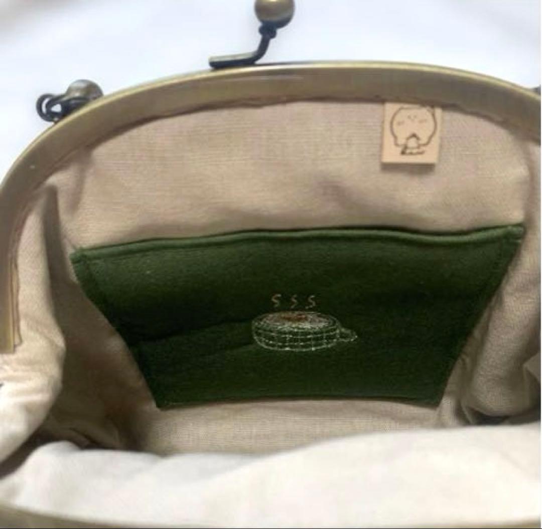 新品　未使用　作家様　がま口バッグ　ポシェット