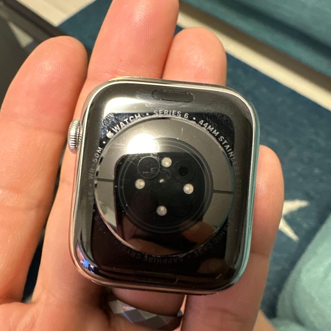 Apple Watch 6 44m セルラー　ステンレス