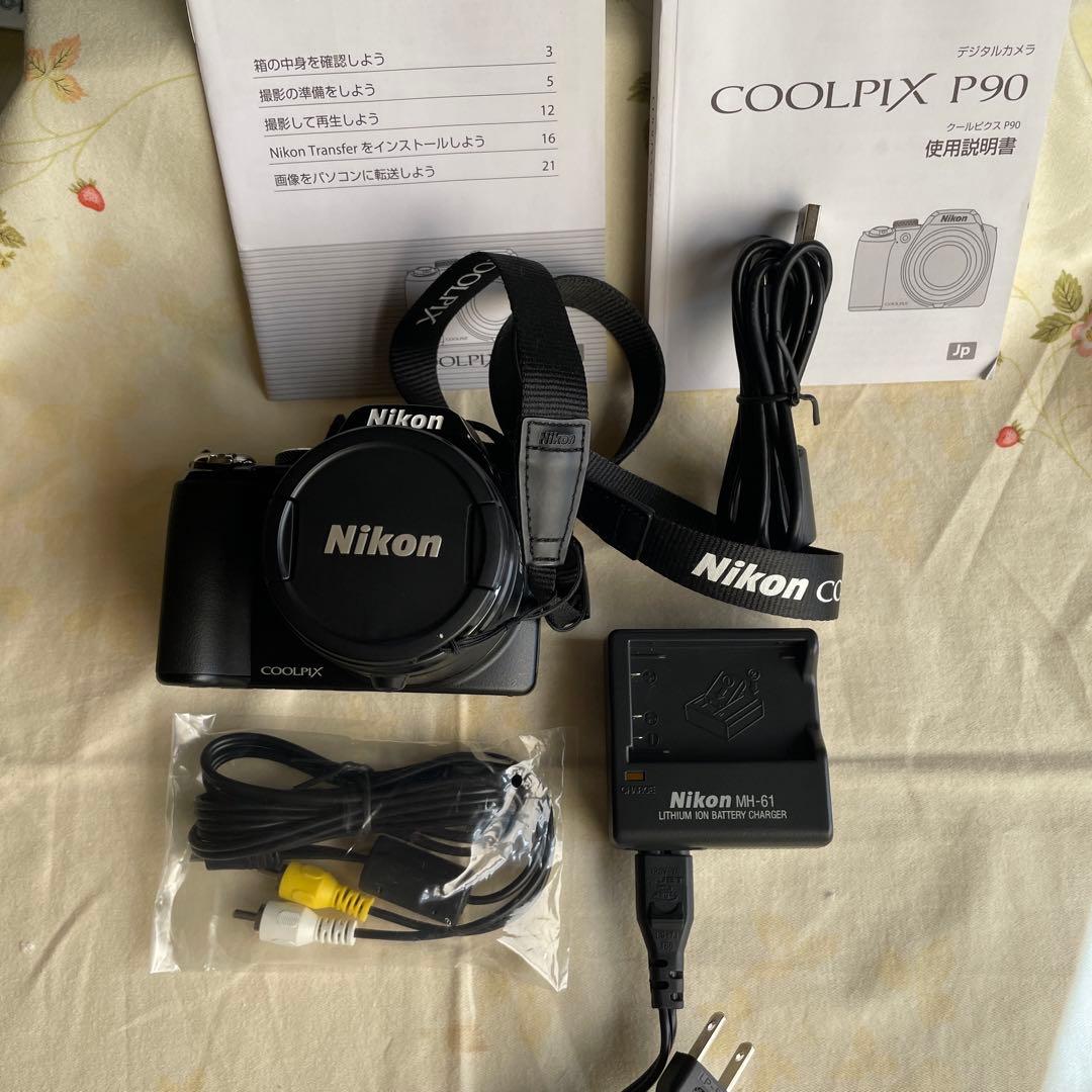【完動品】Nikon COOLPIX P90 デジタルカメラ 動作確認済みケース