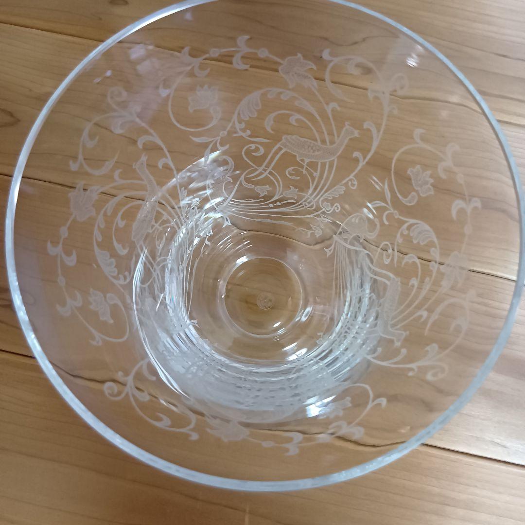 バカラ パルメ 不死鳥 フラワーベース 花瓶 ガラス クリスタル 美品