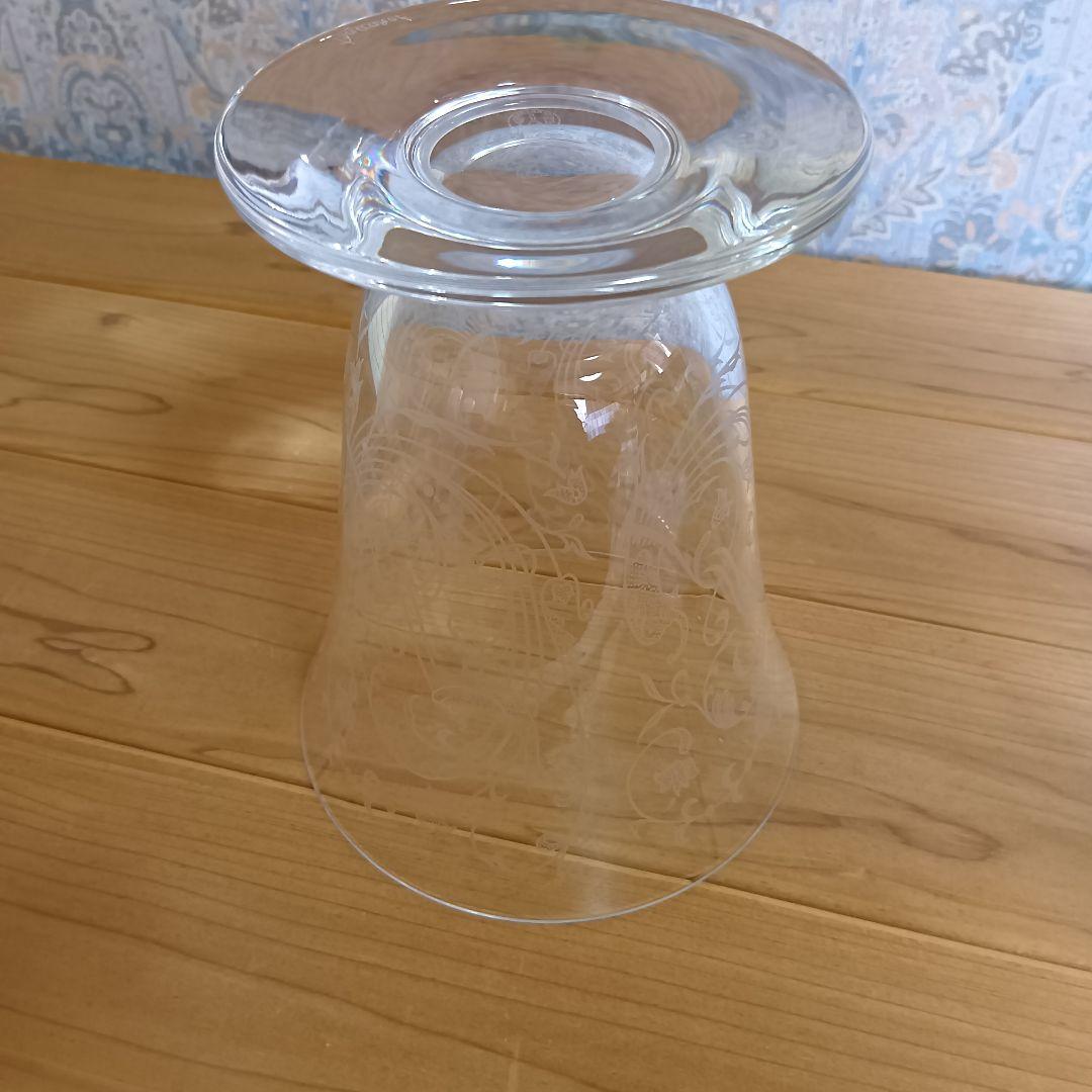 バカラ パルメ 不死鳥 フラワーベース 花瓶 ガラス クリスタル 美品