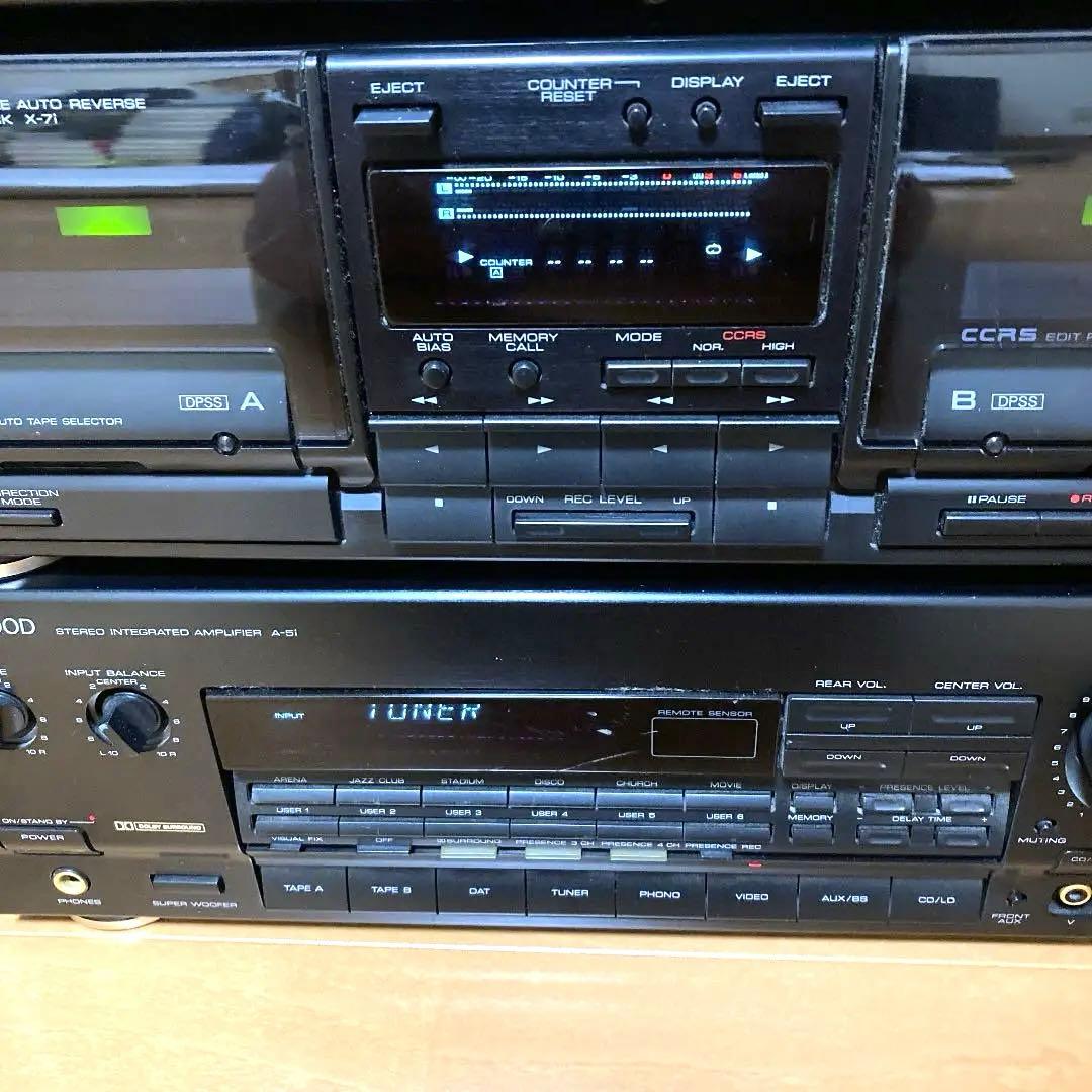 【稀有な逸品】バブル期の贅沢コンポ KENWOOD【ROXY-J5】