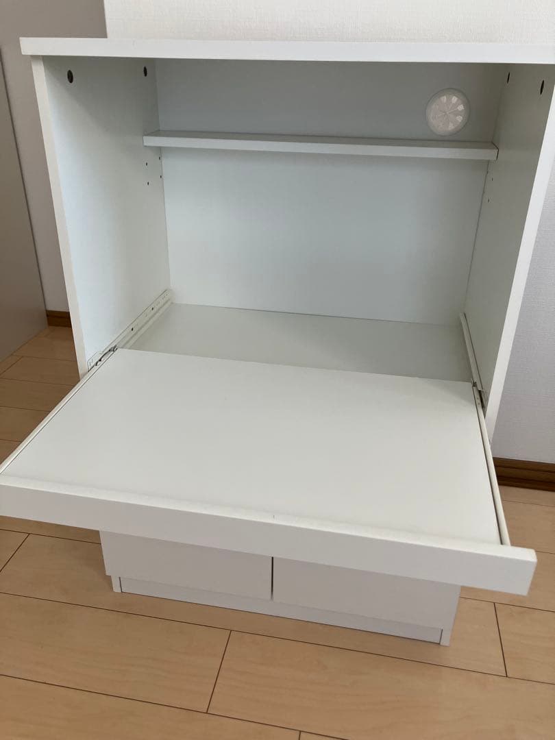 ニトリ レンジ台 フォルムN RE9060WH ホワイト キッチン収納