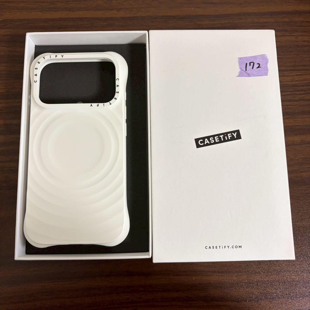 CASETiFY iPhone 17 Pro ケース 波型シリコン マグセーフ