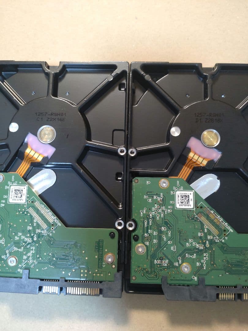 WD Red 2.0TB WD20EFRX 内蔵型ハードディスクドライブ 2個