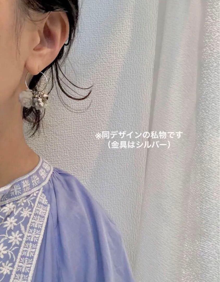 ハンドメイドピアス＊『色彩と飾りの魔法』ボンボン×タッセル　カスタムオーダーOK