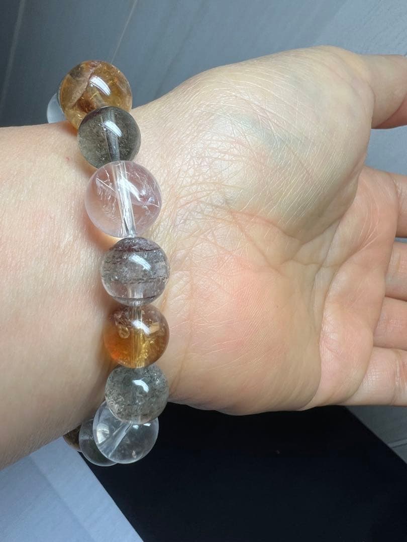 精神肉体の健康⭐︎き健康運金運UP⭐︎オリジナルブレスレット　護符付