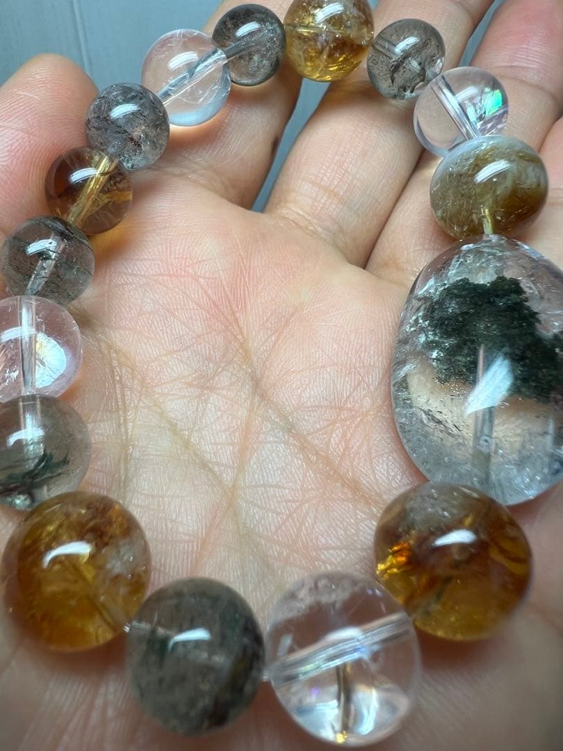 精神肉体の健康⭐︎き健康運金運UP⭐︎オリジナルブレスレット　護符付