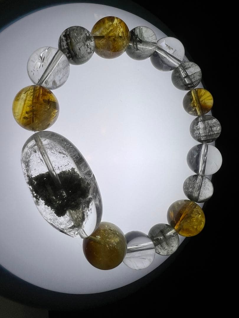 精神肉体の健康⭐︎き健康運金運UP⭐︎オリジナルブレスレット　護符付