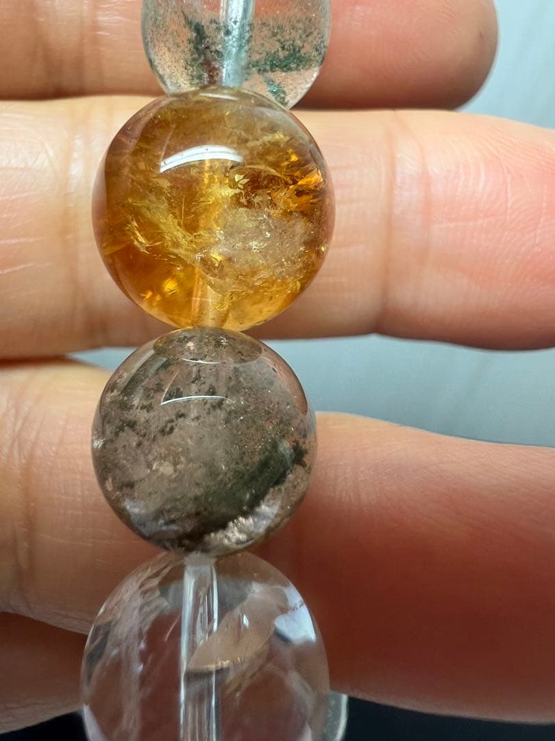 精神肉体の健康⭐︎き健康運金運UP⭐︎オリジナルブレスレット　護符付