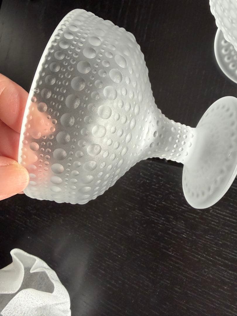 廃盤　イッタラ　カステヘルミ　スタンドボウル　フロスト　2個セット