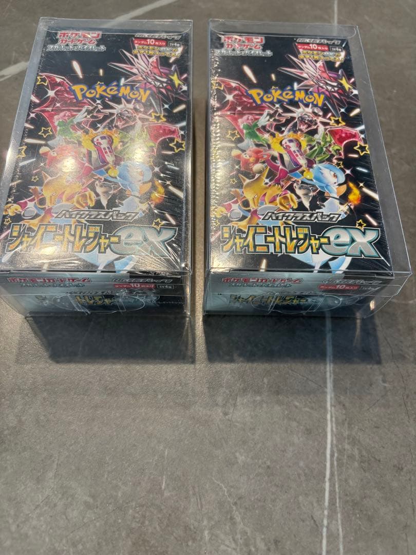 ポケモンカード　シャイニートレジャーex シュリンク付き　新品未使用　2箱