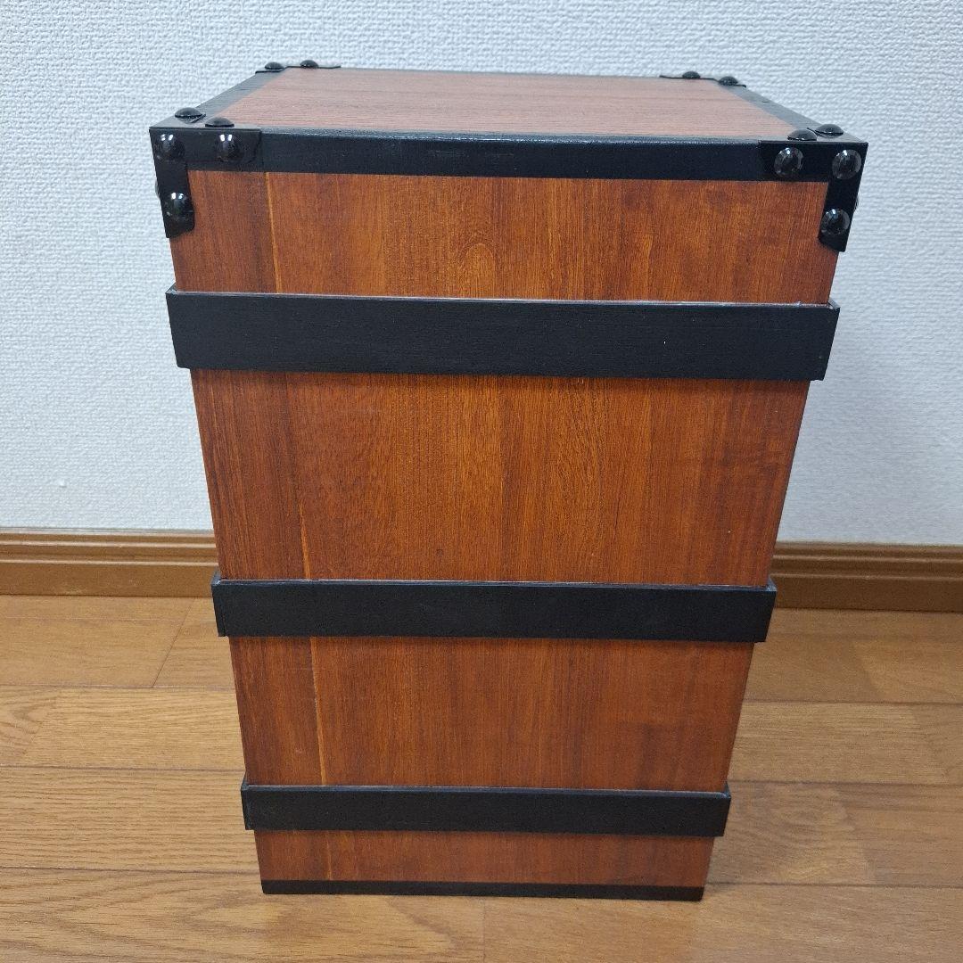 鬼滅風 木製本棚（扉付き）一点物 / ハンドメイド