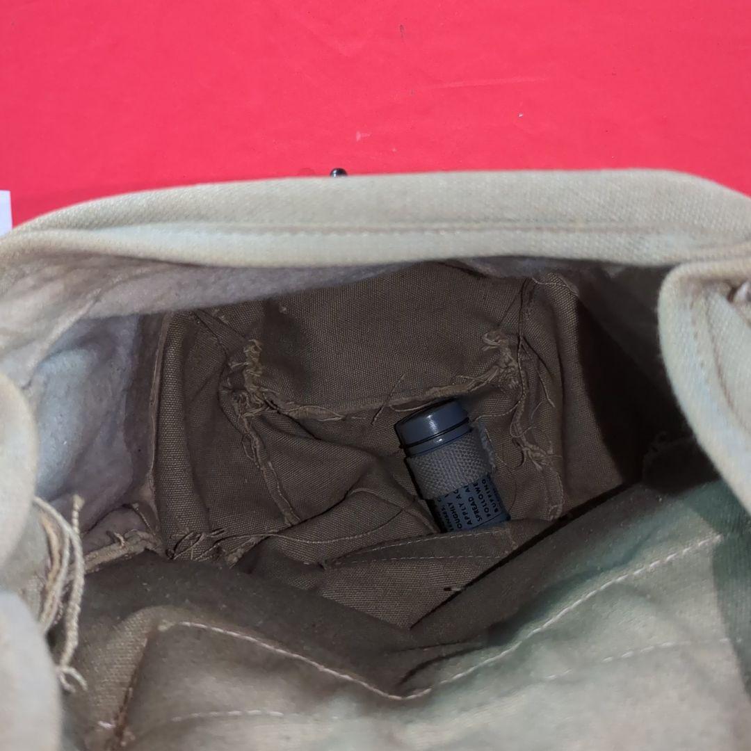 【実物美品】アメリカ海軍 Mark Vガスマスク＆バッグ付き（曇り止め付き）