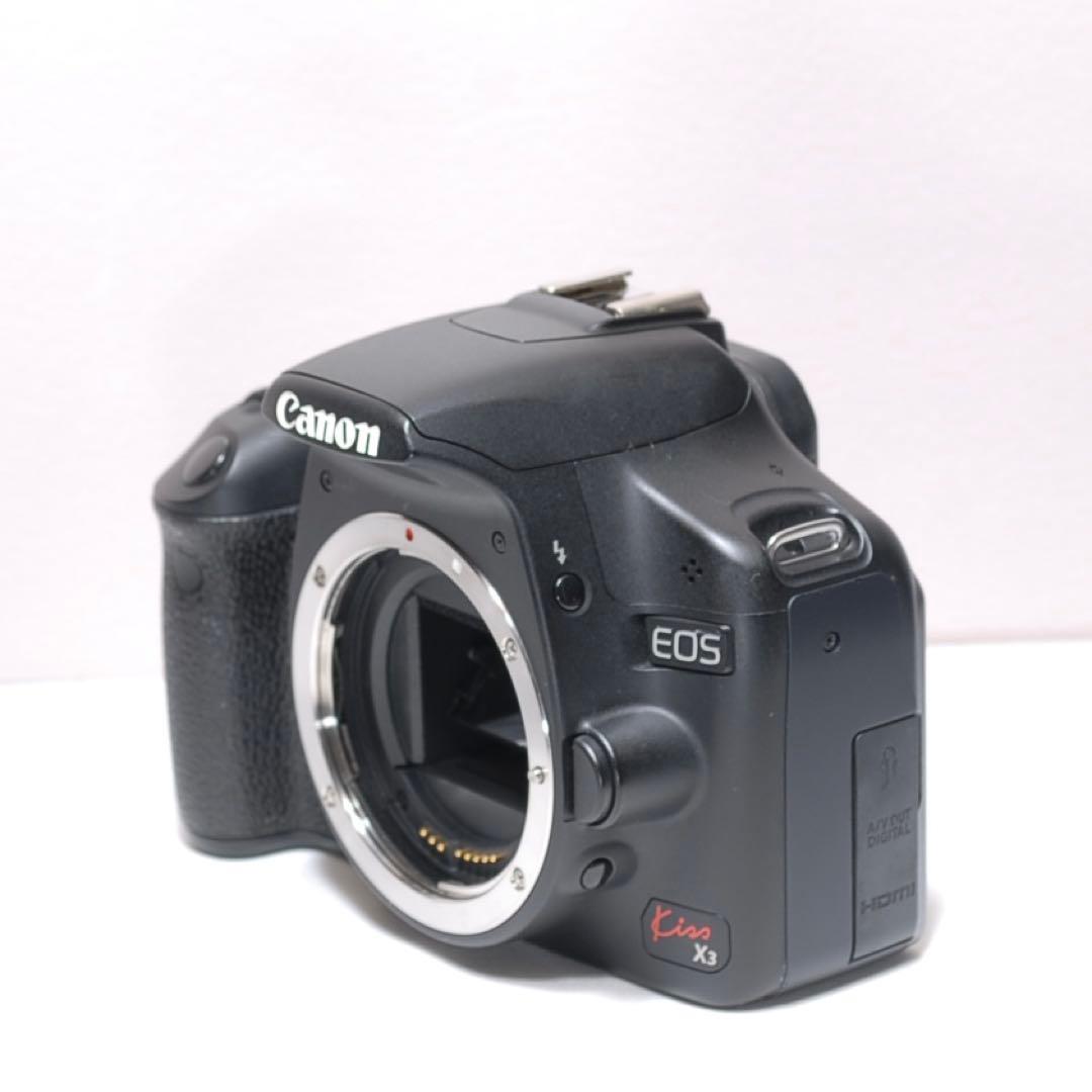 届いたらすぐに使える✨Canon Kiss X3✨ シングルレンズ✨初心者向け