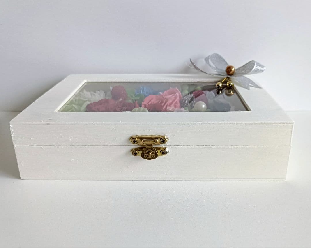 プリザーブドフラワー ボックス型 アレンジメント