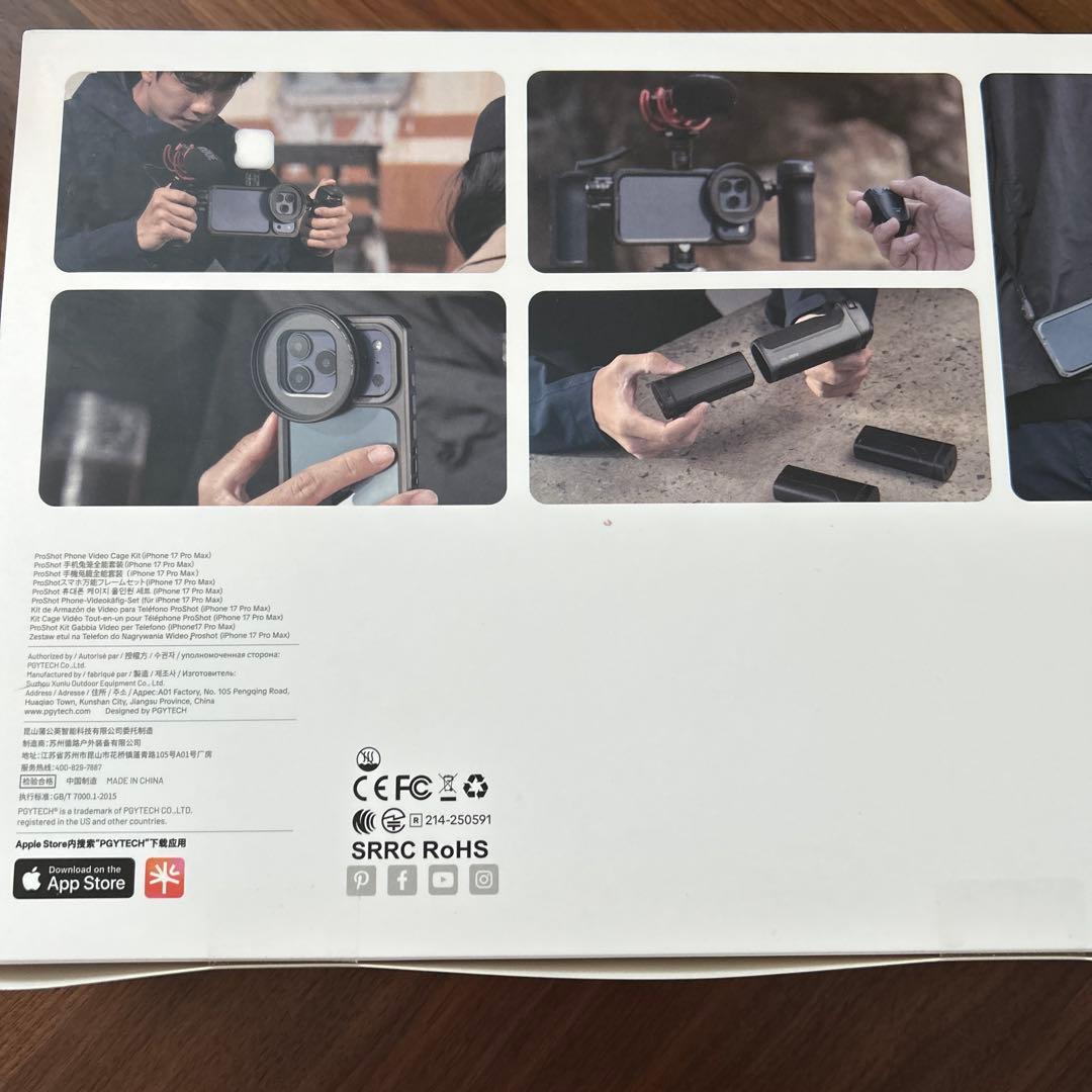 PGYTECH ProShot ケージiPhone 17 Pro Max 自撮り