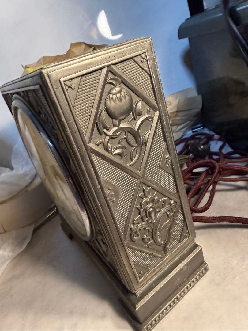 精工舎 電無時計 電気式置時計 アールデコ 昭和初期 ヴィンテージ 現状品