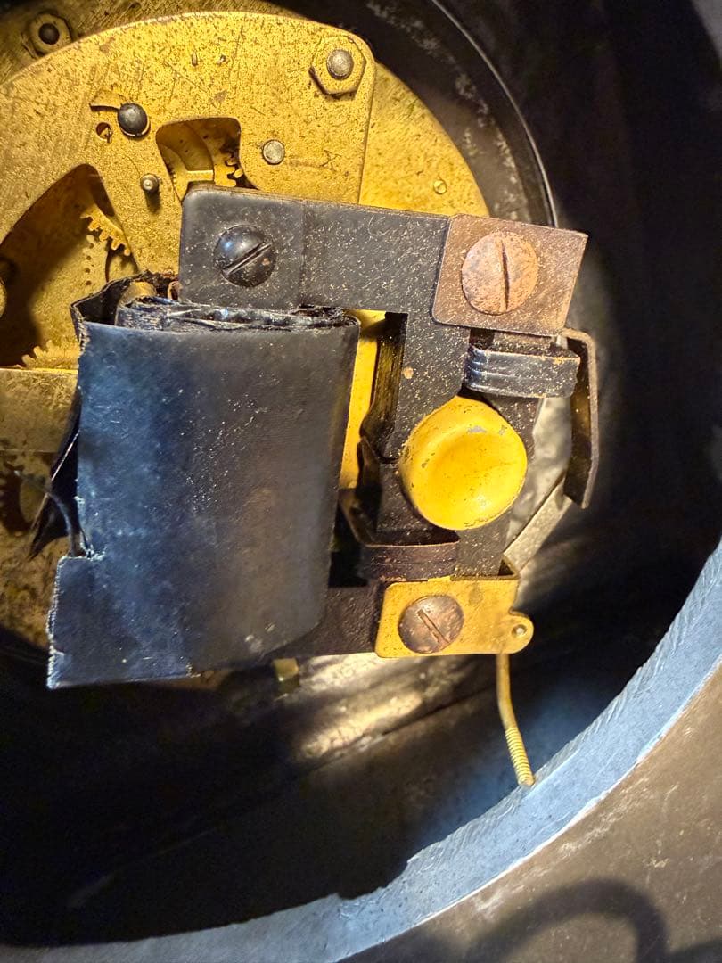 精工舎 電無時計 電気式置時計 アールデコ 昭和初期 ヴィンテージ 現状品