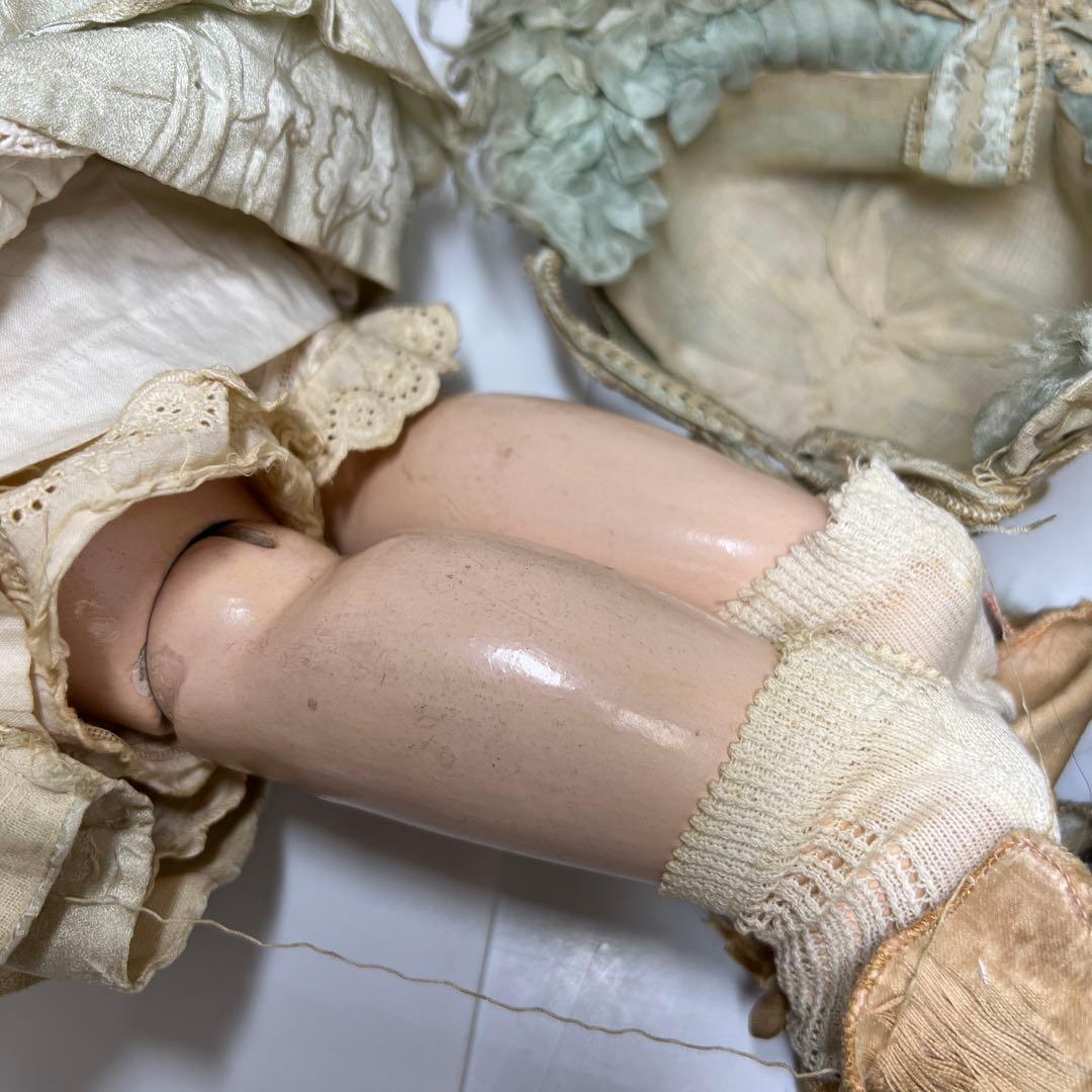 テート・ジュモー　アンティークビスクドール　ブルーアイ　首裏サイン有　共箱付