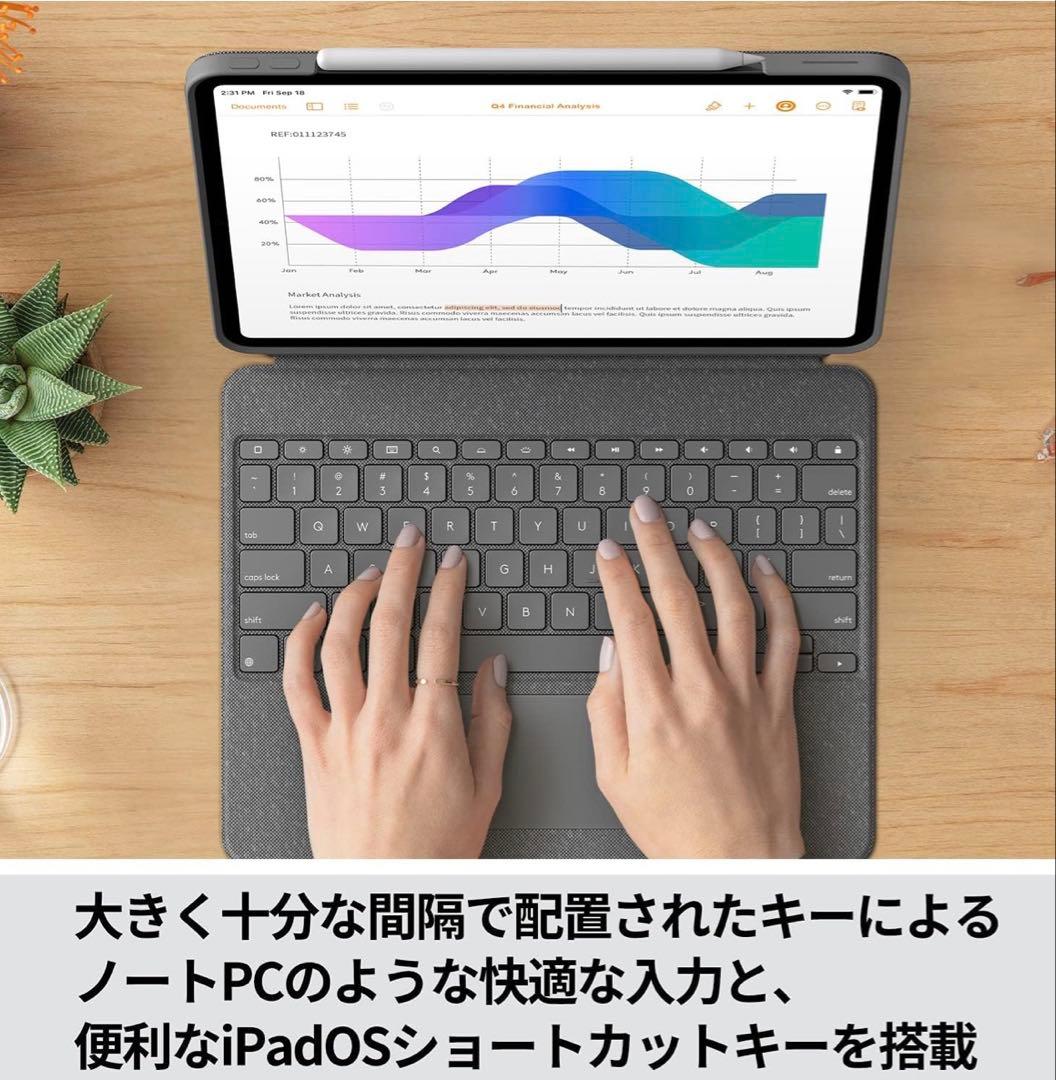 iPad Pro11用キーボードケース ロジクール　 combo touch