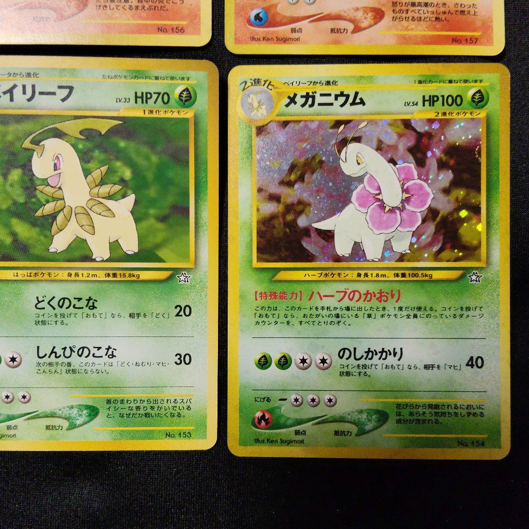 旧裏 プレミアムファイル オーダイル バクフーン メガニウム セット