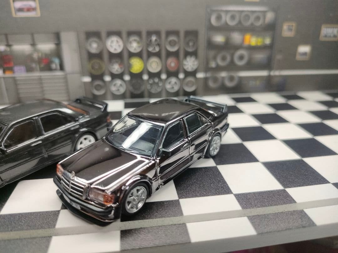 激レア2台セット Tarmac ベンツ 190 E 2.5-16 EVO 1