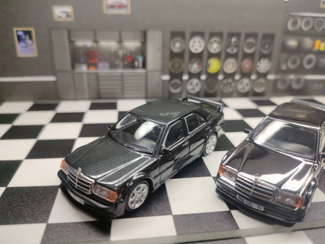 激レア2台セット Tarmac ベンツ 190 E 2.5-16 EVO 1