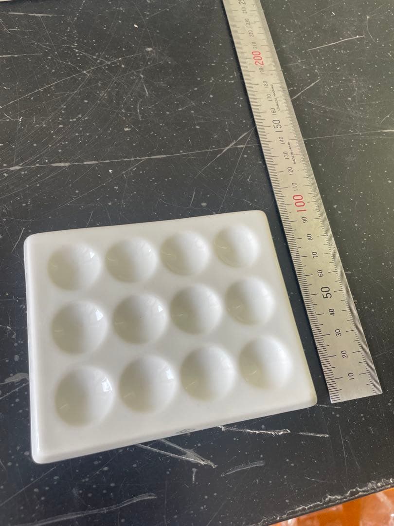 陶器製パレット　磁器（絵の具用）　14枚セット