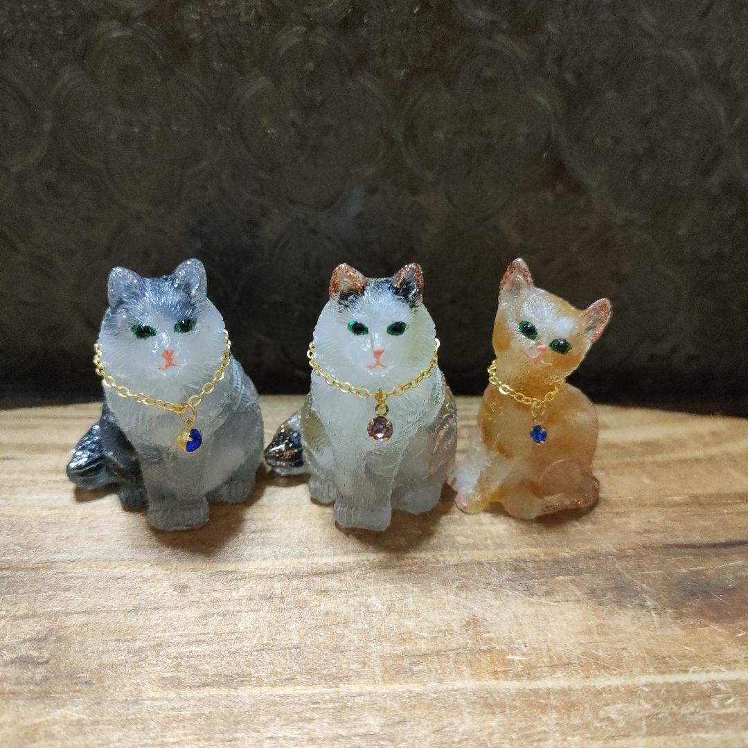 ☆tama✳︎☆オルゴナイト☆猫、セキセイインコ、チワワ☆