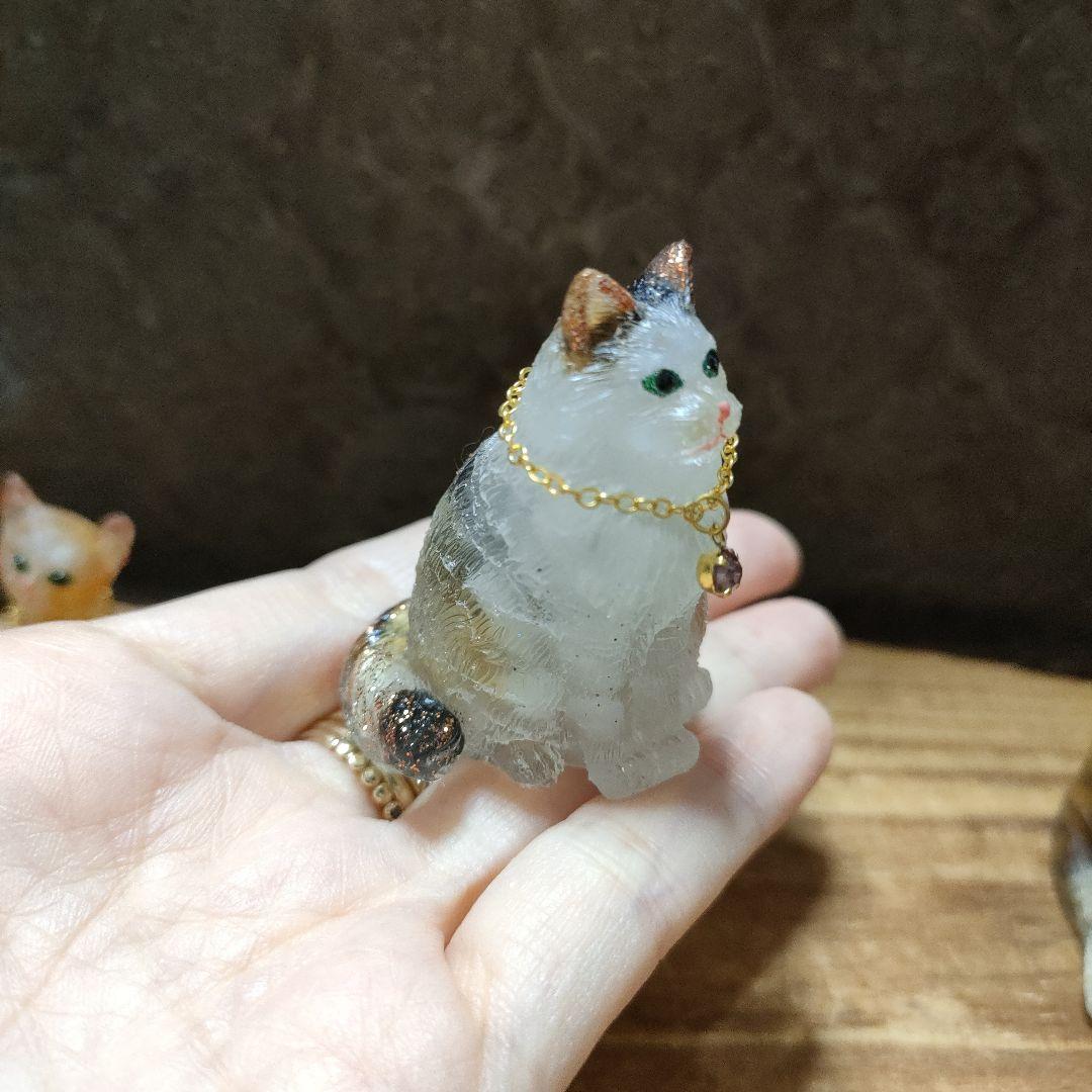 ☆tama✳︎☆オルゴナイト☆猫、セキセイインコ、チワワ☆
