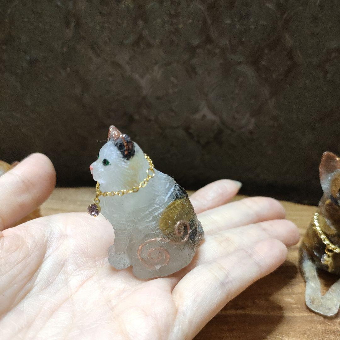 ☆tama✳︎☆オルゴナイト☆猫、セキセイインコ、チワワ☆