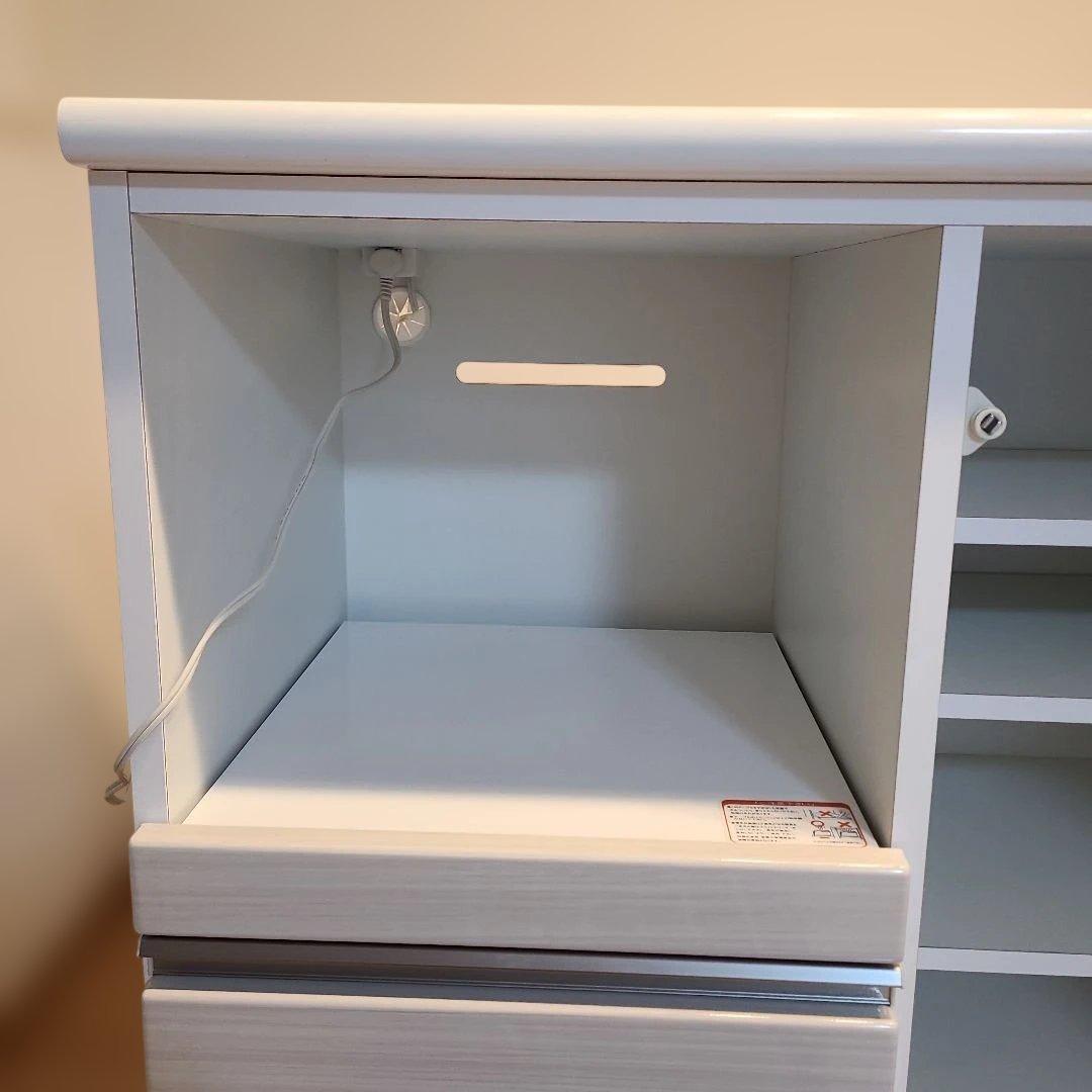 NITORI キッチンカウンター Nポスティア90　ホワイト