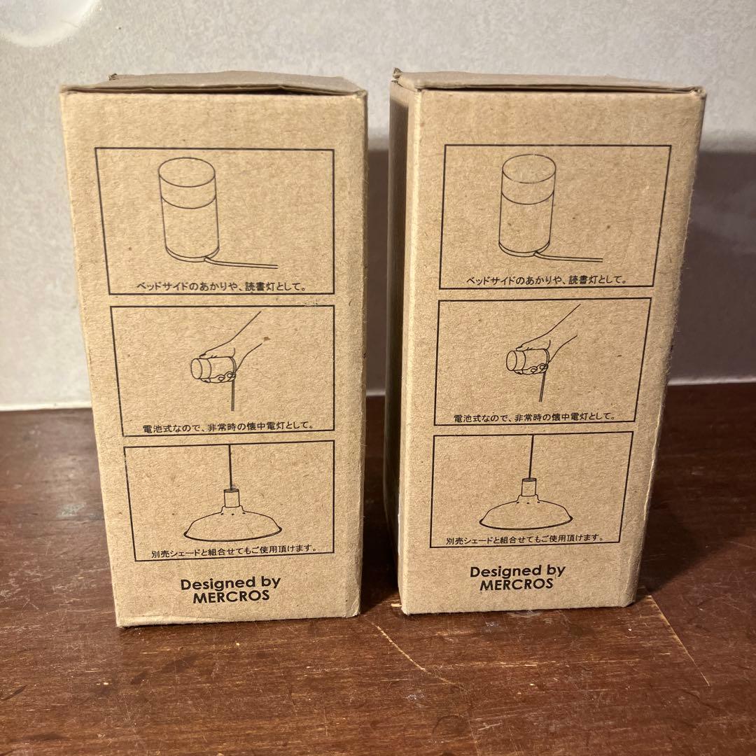 GENERAL PORTABLE LED LIGHT ソケット ブラック 2個